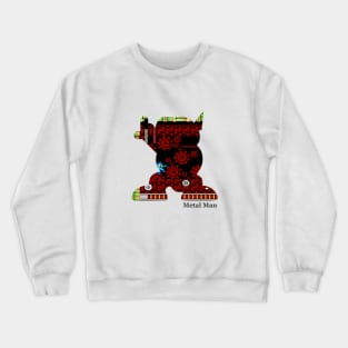 Metal Man Silhouette - Mega Man 2 Crewneck Sweatshirt